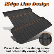 TripleAliners Truck Bed Mat for Chevrolet Silverado/GMC Sierra 1500 2007-2018 Crew Cab 5.8FT (69.6