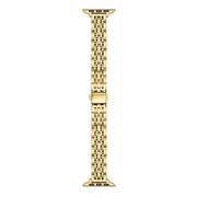 Posh Tech Stella Skinny Stainless Steel Watch Band, Gold, Adjustable 20mm, PT-AWSKRAUN-GDR