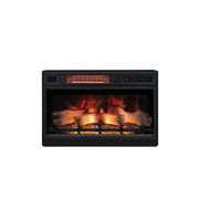 ClassicFlame 26II042FGL 27-in Black Electric Fireplace Insert