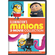 Universal Pictures Minions 3-Movie Collection DVD, Family Animation Comedy, Dolby Digital 5.1 Audio, Subtitled English French Latin Spanish