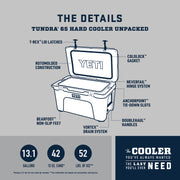 YETI Tundra 65 Cooler - Rescue Red