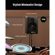Donner Mini Electric Drum Amp, 20W RMS, 3-Inch Woofer, 80W Peak Power, Bluetooth Wireless, Wooden Enclosure, M-3