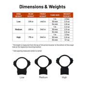 Talley Aluminum Scope Mounts - Browning X-Bolt - F: .54