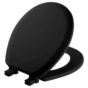 Mayfair 41EC047 Enameled Wood Toilet Seat with Sta-tite - Round Black
