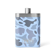 Yeti 7 oz Flask, Blue Camo, Stainless Steel, Leakproof, Portable, Includes Filling Funnel