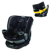 Safety 1st Turn and Go 360 Rotating All-in-One Convertible Car Seat Black Beauty Infant Toddler