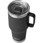 YETI Rambler 30 oz Travel Mug, Stainless Steel, Vacuum Insulated w/Stronghold Lid, Black