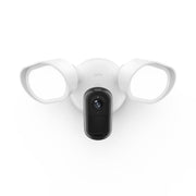 Arlo Wired Floodlight Security Camera, 2K HDR Video, 2000 Lumen Floodlight, Color Night Vision, 160 Field of View, Integrated Siren, Two-Way Audio, White
