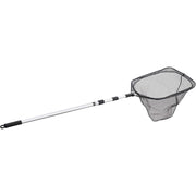 EGO 71001BP Reach Crappie Landing Net, Black, Rubber Coated Nylon, 37''-80'' Handle