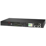 APC NetShelter Automatic Transfer Switch, 1U Rack-Mount, 20A, 120V, Dual NEMA L5-20P Inlets, 10 NEMA 5-20R Outlets, Black, AP4452A