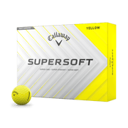 Callaway SuperSoft 2025 Stars and Stripes Golf Balls, Soft Distance, Urethane Cover, 12 Pack