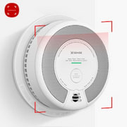 X-Sense SC06 Wireless Interconnected Combination Smoke and Carbon Monoxide Detector, 10-Year Battery Powered Fire and CO Alarm, 5-Pack