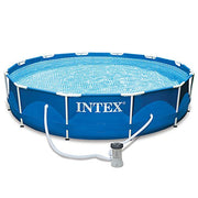 Intex 28211EH 12ft X 30in Metal Frame Pool Set with Filter Pump