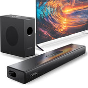 VEAT00L S30 2.1ch Sound Bars for Smart TV with Subwoofer, Black