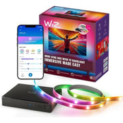 WiZ 640078 Connected HDMI Sync Box with TV Backlight - Sync to Movies, Games & Music - HDMI 2.0 Supports 4K 60Hz - RGBIC LED Strip 75-85 Inch TVs -Requires External Video Source