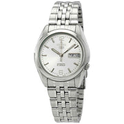 Seiko Men's SNK385K Automatic Stainless Steel Watch, Blue Dial, Day-Date Display, Luminous Hands, Water Resistant 30M