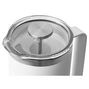 YETI 21071501847 Rambler 34 oz. French Press Coffee Maker, with GroundsControl Filter, White