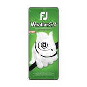 FootJoy WeatherSof 2-Pack Men's Golf Gloves, White, Extra Large, Left Handed, 66174-XL