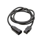 Tripp Lite Computer Power Extension Cord, 13A, 16AWG, IEC-320-C14 to IEC-320-C13, 5 ft, Black, P004-005-13A