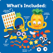 Learning Resources Big Feelings Pineapple Deluxe Set Educational Toy, Social Emotional Learning with 40+ Double-Sided Face Pieces, Emotions Poster, Mirror, Yellow, LER6375