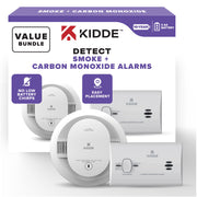 Kidde 20SD10/KN-COB-LP2 10-Year Battery Smoke Detector & AA Battery Carbon Monoxide Detector Value Pack