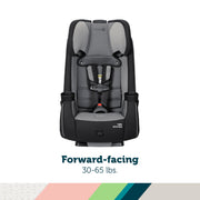 Safety 1st TriFit All-in-One Convertible Car Seat, Green, Ultra-Slim Profile, Adjustable Base, Removable Cup Holders, CC318HBB