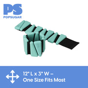Popsugar Flex Wrist/Ankle Weights, 1lb Each, Set of 2, Teal Blue