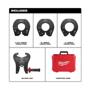 Milwaukee 49-16-2690NX 2-1/2 in. - 4 in. NIBCO Press Ring Kit for M18 FORCE LOGIC Long Throw Press Tool