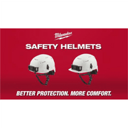 Milwaukee 48-73-1300 White Type 2 Class C Vented Safety Helmet