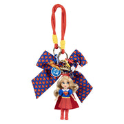 DC Comics Supergirl Doll Charm with Removable Outfit, Puff-Sleeve Sweater Dress, Heroic Accessories, Blue