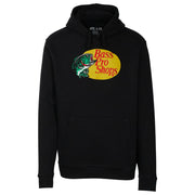 Bass Pro Shops 624F234065 Embroidered Woodcut Logo Long-Sleeve Hoodie for Men, Black Onyx, 2XL
