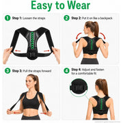 Pukitry Vortalex Neo 2 Posture Corrector, Breathable Compression Lumbar Support Belt, Concealable Design, M