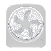 Mainstays 9 in Tabletop Fan, Portable, 3 Speeds, 130-Degree Tilt, White, DT2108-GW