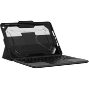 Urban Armor Gear Keyboard Case with Built-In Trackpad for Apple iPad 10.2, Black and Ash