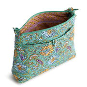 Vera Bradley Premium Cotton Original Hipster Crossbody Bag, Gemstone Paisley, One Size, 11x9x3 in, 50255-20256