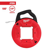 Milwaukee Steel Fish Tape, 100 Feet