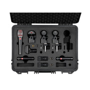 SE Electronics V Pack Club Drum Microphone Kit, Dynamic and Condenser Mics, Supercardioid and Cardioid Patterns, Plastic Flight Case, V Kick, V Beat, V7 X, Pair of SE7