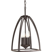 Progress Lighting P3786-20 Contemporary/Soft 4-60W Cand Foyer, Antique Bronze