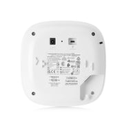 HPE Instant On AP22 Wireless Access Point, Dual-Band 802.11ax Wi-Fi 6, 2x2 MIMO, Power Adapter Included, White, R6M49A