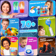 UQN Science Kit for Kids, 70 Experiment STEM Educational Volcano Science Toy, Ages 6-12