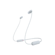 Sony WIC100/W Wireless in-Ear Bluetooth Headphones with Built-in Microphone (White)