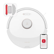 Roborock Q8 Max Robot Vacuum and Mop with Obstacle Avoidance, White