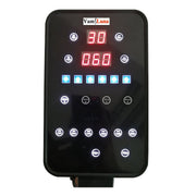 Presoterapia Air Compression Leg Massager Wraps, 6 Chambers, LCD Display, Adjustable Pressure, Foot and Calf Massage