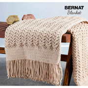 Bernat Blanket #6 Super Bulky Polyester Yarn, Almond 10.5oz/300g, 220 Yards