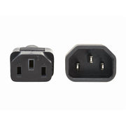 Tripp Lite Computer Power Extension Cord, 13A, 16AWG, IEC-320-C14 to IEC-320-C13, 5 ft, Black, P004-005-13A