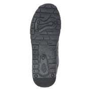 Athletic Works Silver Series 3 Men's Wide Width Running Sneakers, Black, Hook-and-Loop Closure, Cushioned Memory Foam Insole