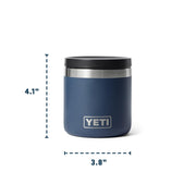 YETI Rambler 8 oz Insulated Food Jar, Double-Wall Vacuum, Leakproof MagVent Lid, Stainless Steel, Wetlands Camo