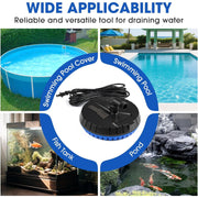 LHUKSGF Automatic Pool Cover Pump, 1500 GPH, Above-Ground, Energy Efficient, 110V, Single Speed