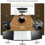 StarTech.com Monitor Privacy Screen, 22in, 16:10 Aspect Ratio, Matte and Glossy Finish, Blue Light Reduction, Black