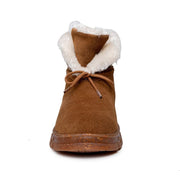 Minnetonka 81101 Norean Sweater-Knit Slippers for Ladies - Tan - 8M